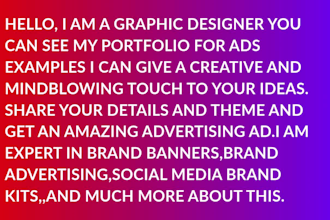 design eye catching designs and ads