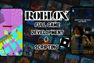 do full 3d roblox scripts, custom maps scripting and roblox gfx, roblox 3d model