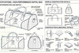 design handbag tech pack soft goods design ladies fashion bag design jacket