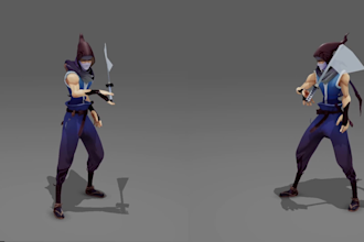 create 3d combat and locomotion animations for games