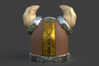 create 3d props and game assets