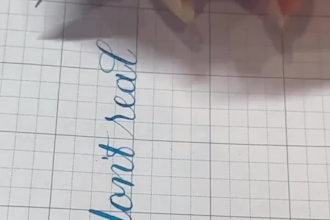 write anything in a beautiful and neat handwriting