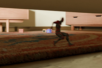 create a 3d game ready character