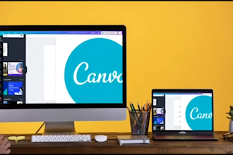 create custom canva design for brand