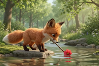 create cute 3d ai animated animal stories for kids