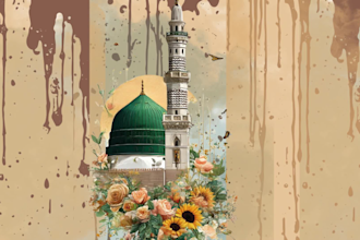 design premium islamic and boho wall art for your etsy shop