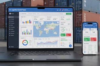build a custom web app dashboard or business portal