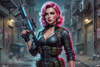 create cinematic gta inspired gaming thumbnails and posters
