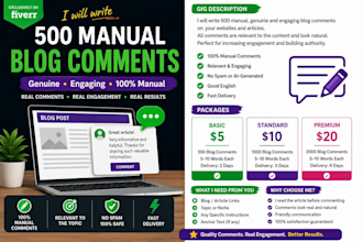 write genuine manual blog comments that increase engagment