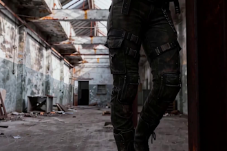 create industrial music video, industrial metal, techno, darkwave, cyberpunk