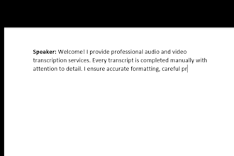 accurately transcribe audio and video to text