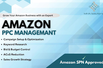 manage your amazon fba account and PPC campaigns