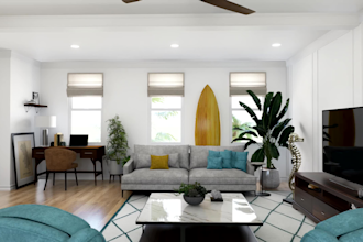 create a 3d interior walkthrough animation video