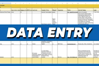 create data entry in microsoft excel, business data,