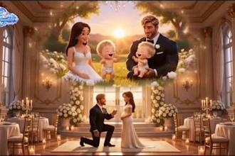 3d pixar style proposal video 3d romantic storytelling 3d ai proposal videos