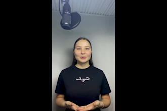 record a professional ukrainian female voiceover