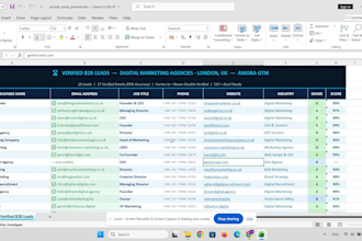 provide verified b2b leads with emails and decision makers for any niche