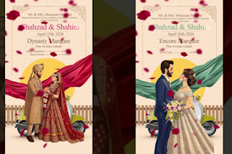 design stunning animated greeting cards for weddings, birthdays, gender reveal