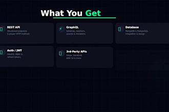 design and develop scalable backend architecture for saas