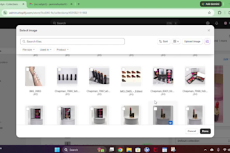 upload products and update your shopify website