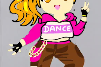 draw custom twitch emotes ,chibi  emotes, animated emotes ,vtuber emotes for you