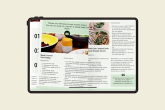 design nutrition workbook, meal planner, health fitness editable PDF lead magnet