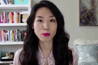 create authentic french female spokesperson human ugc selfie spokesperson video