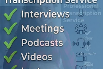 transcribe audio and video to text accurately