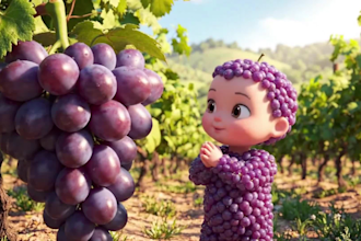 viral ai talking fruit,ai talking animal,3d pixar animation style,tiktok episode