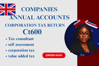 fix prepare uk company accounts, uk vat return and  corporation tax ct600