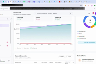 setup a premium real estate property management dashboard