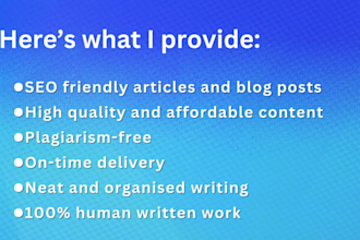 write a high quality 500 up to 1000 word article or do short research