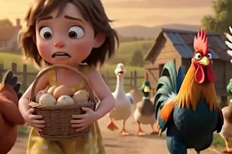 3d pixar style ai animation video 3d ai cartoon storytelling 3d pixar ai video