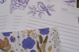 design aesthetic digital and printable notebook