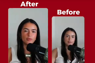 do podcast video editing for zoom riverside podcast youtube and instagram videos