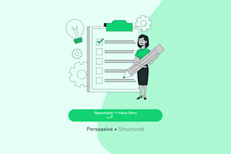 design a professional executive business presentation or pitch deck