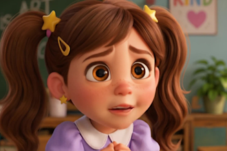 create professional ai animated kids story videos for youtube