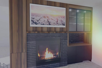 desing your modern fireplace at home