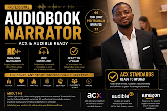 narrate your audiobook to fit into acx standard for audible