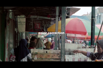 create cinematic color grading for your footage