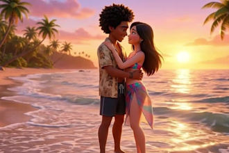 3d pixar style ai animation 3d ai proposal video 3d ai romantic storytelling