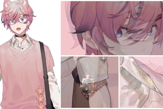 design and rig 2d live2d vtuber model anime vtuber avatar rigging for streaming