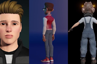 create a custom vrchat furry fursona avatar with rigging and expressions
