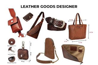 create leather goods tech pack bag purse wallet designer belt tech pack designer
