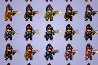 pixel art animation pixel art character sprite sheet tileset rpg game assets