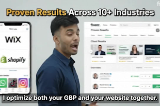 optimize gbp and website for local SEO rankings