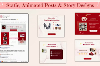design professional canva social media posts for your brand