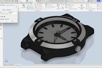 do 3d watch modelling, 3d 2d cad cam product designing, rendering for prototype