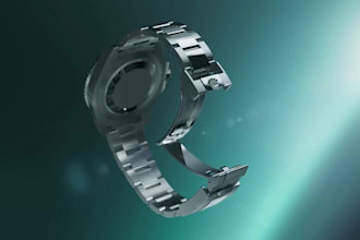create 3d watch animation, 3d watch rendering, 3d watch modeling and rendering