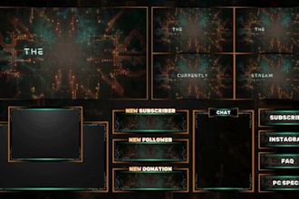do stream overlay twitch overlay animated overlay twich logo stream banner